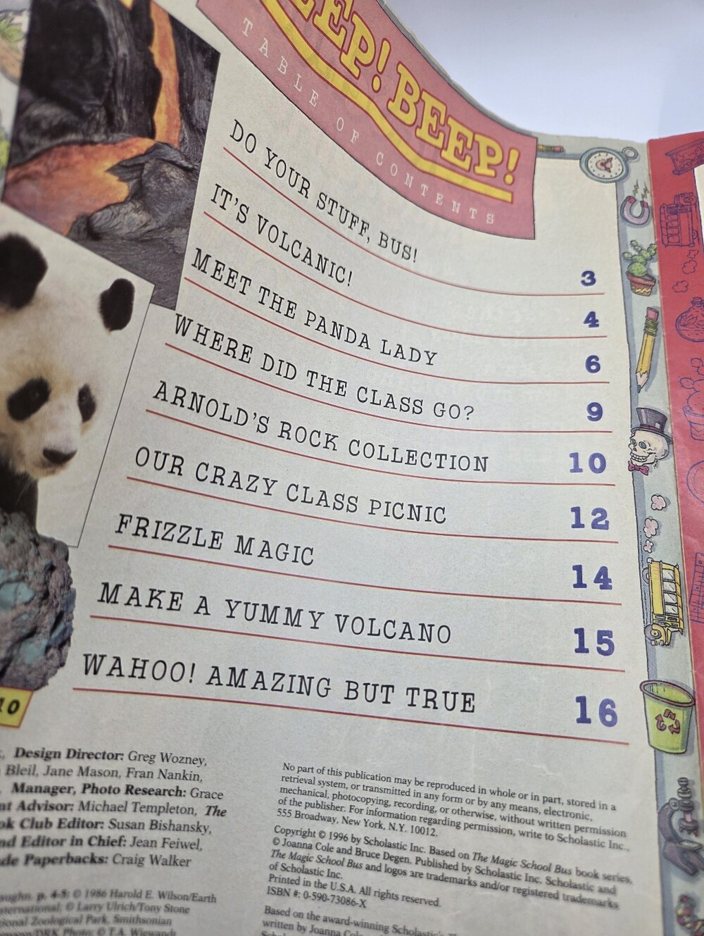 The Magic School Bus Magazine A Wild Science Ride Number 1 - RARE - Picture 3 of 4